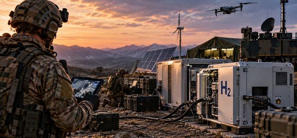 Rüstungsindustrie setzt auf Wasserstoff? Rheinmetall, Nel ASA, SFC Energy, HPQ Silicon wollen profitieren.